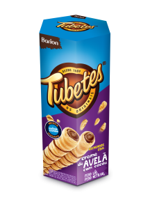 1010998 Tubetes sextavado avelã